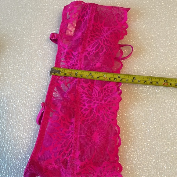 PINK by VS cup lined drops at bodice adj straps pulls over head Sz M - Picture 8 of 8